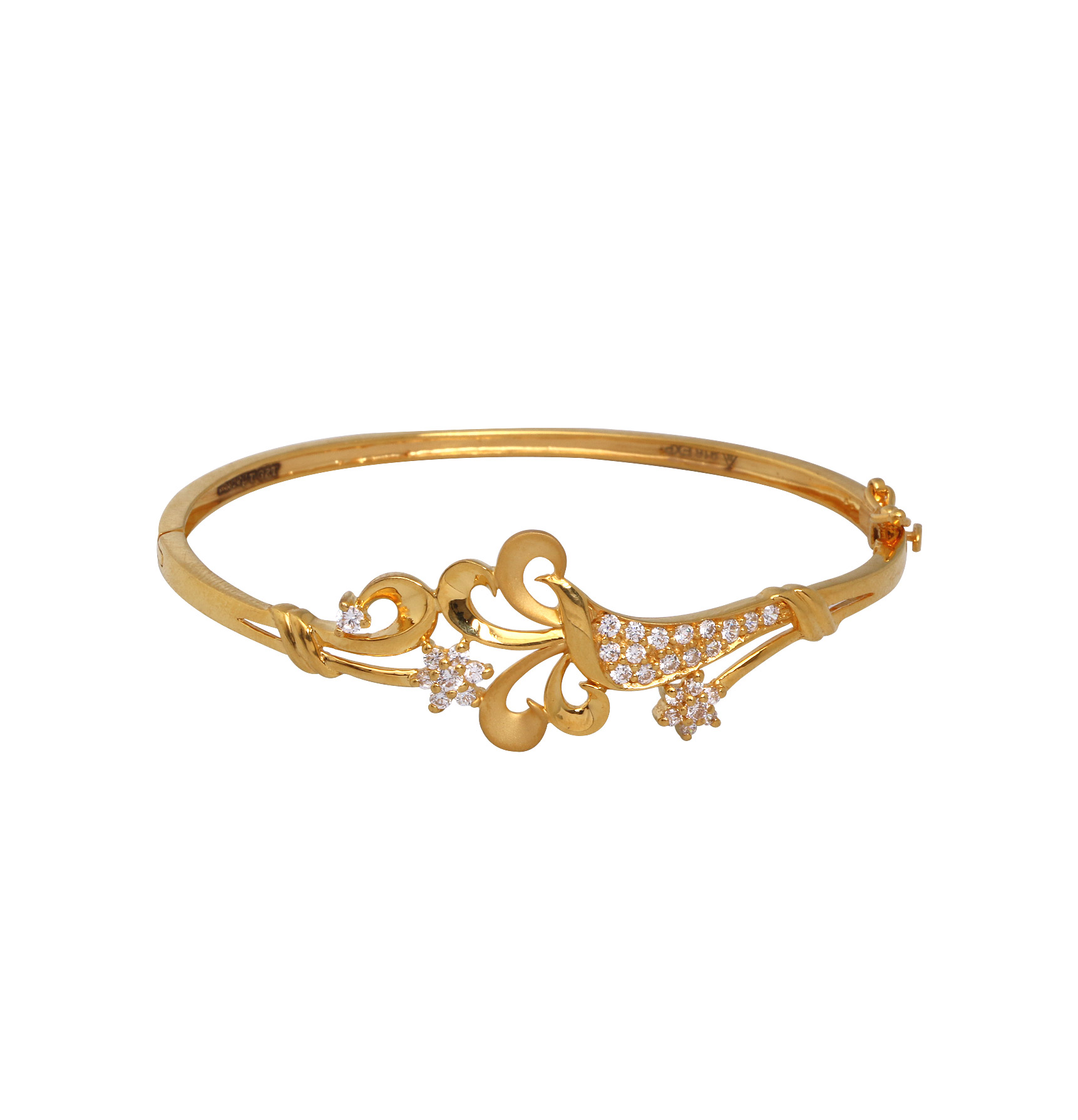 22K Gold Bangle Design From GRT Jewellers South India Jewels | atelier ...
